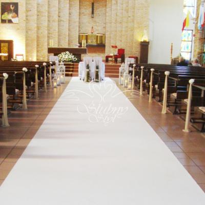 Dekoracja Sanktuarium Miłosierdzia Bożego na ślub