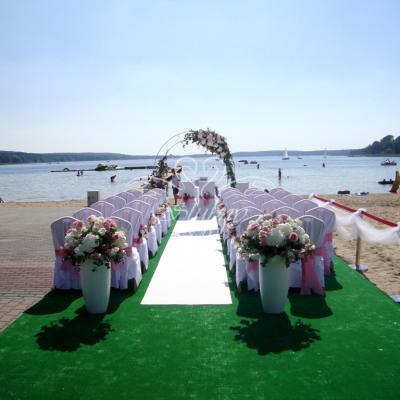 Cudowny plener nad jeziorem - ślub poza urzędem stanu cywilnego 